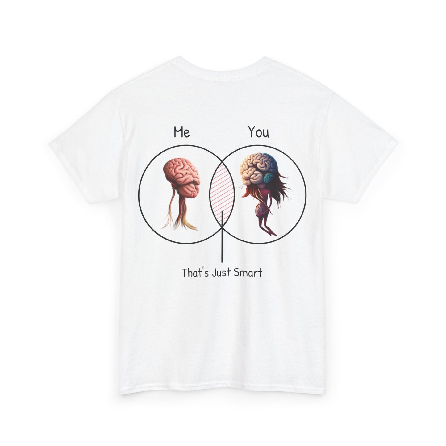 'Us, Thats Smart' -His- Unisex Heavy Cotton Tee