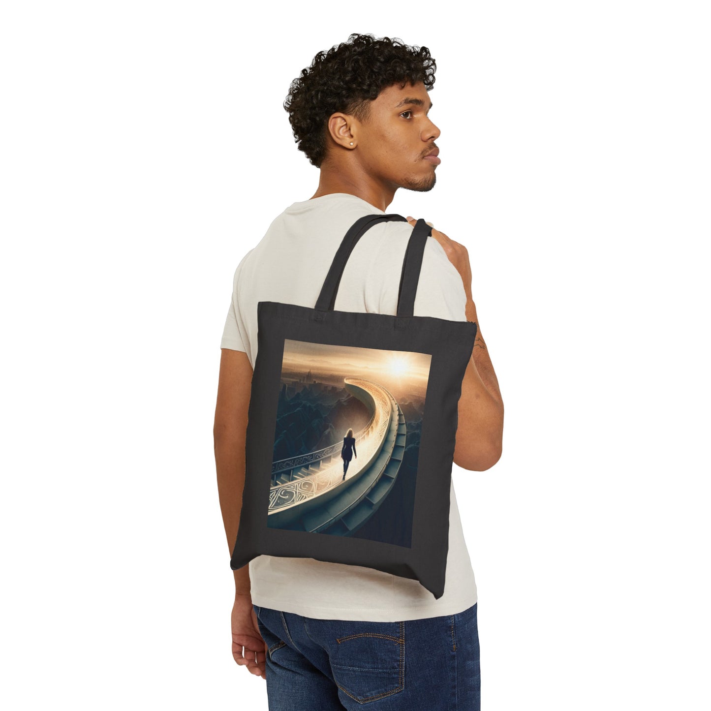 'Going...' Cotton Canvas Tote Bag