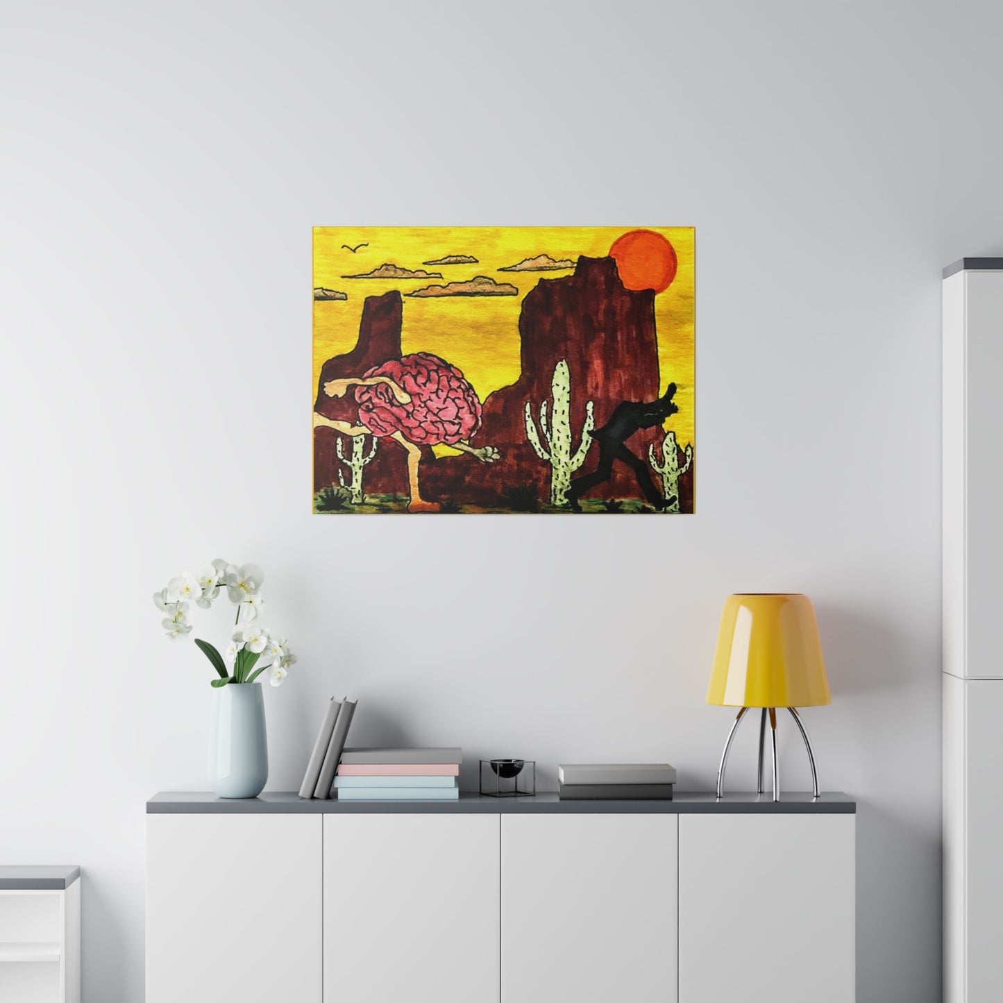 'You Can Run' Matte Canvas, Stretched, 0.75" Thick