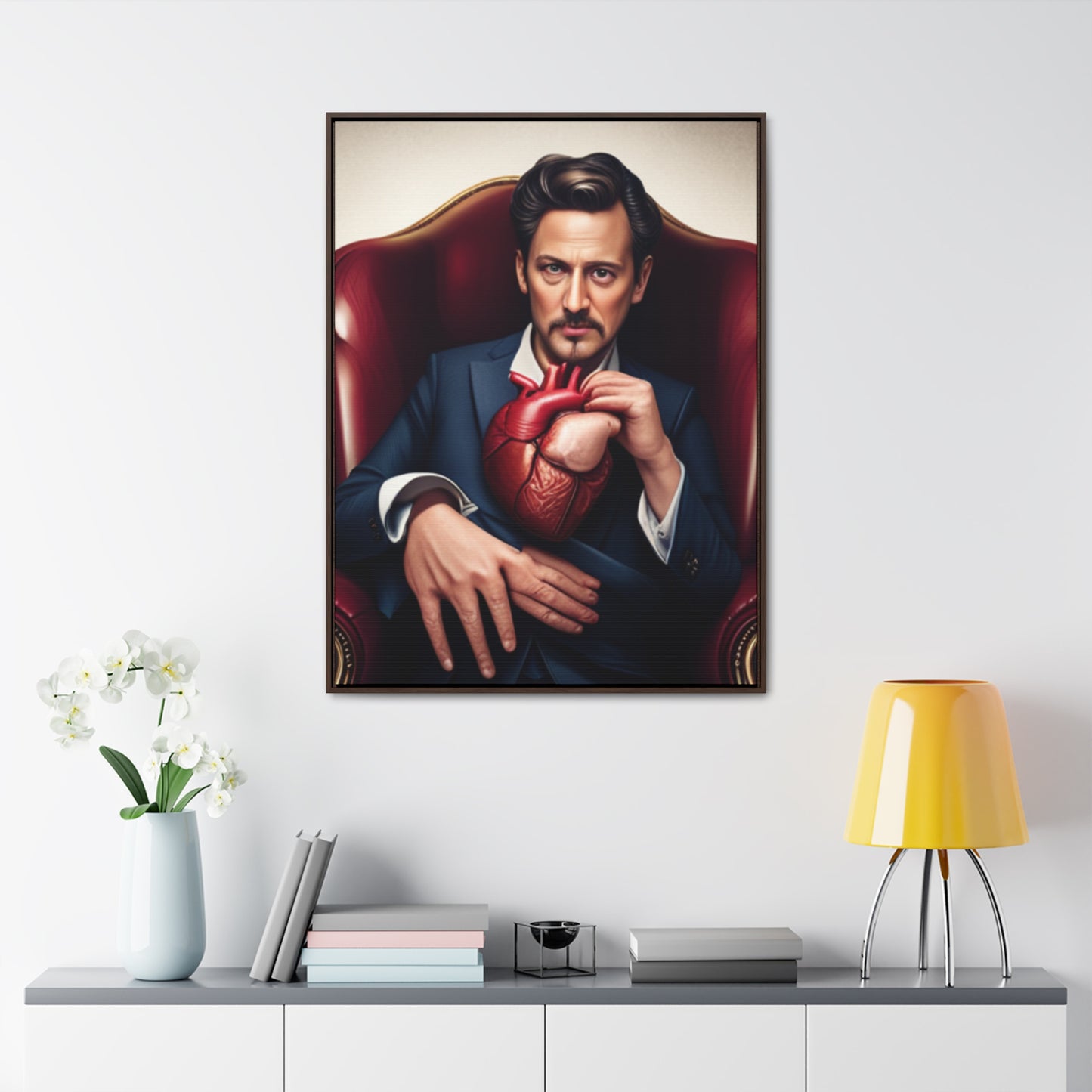 'Contritum Manubis' Gallery Canvas Wraps, Vertical Frame