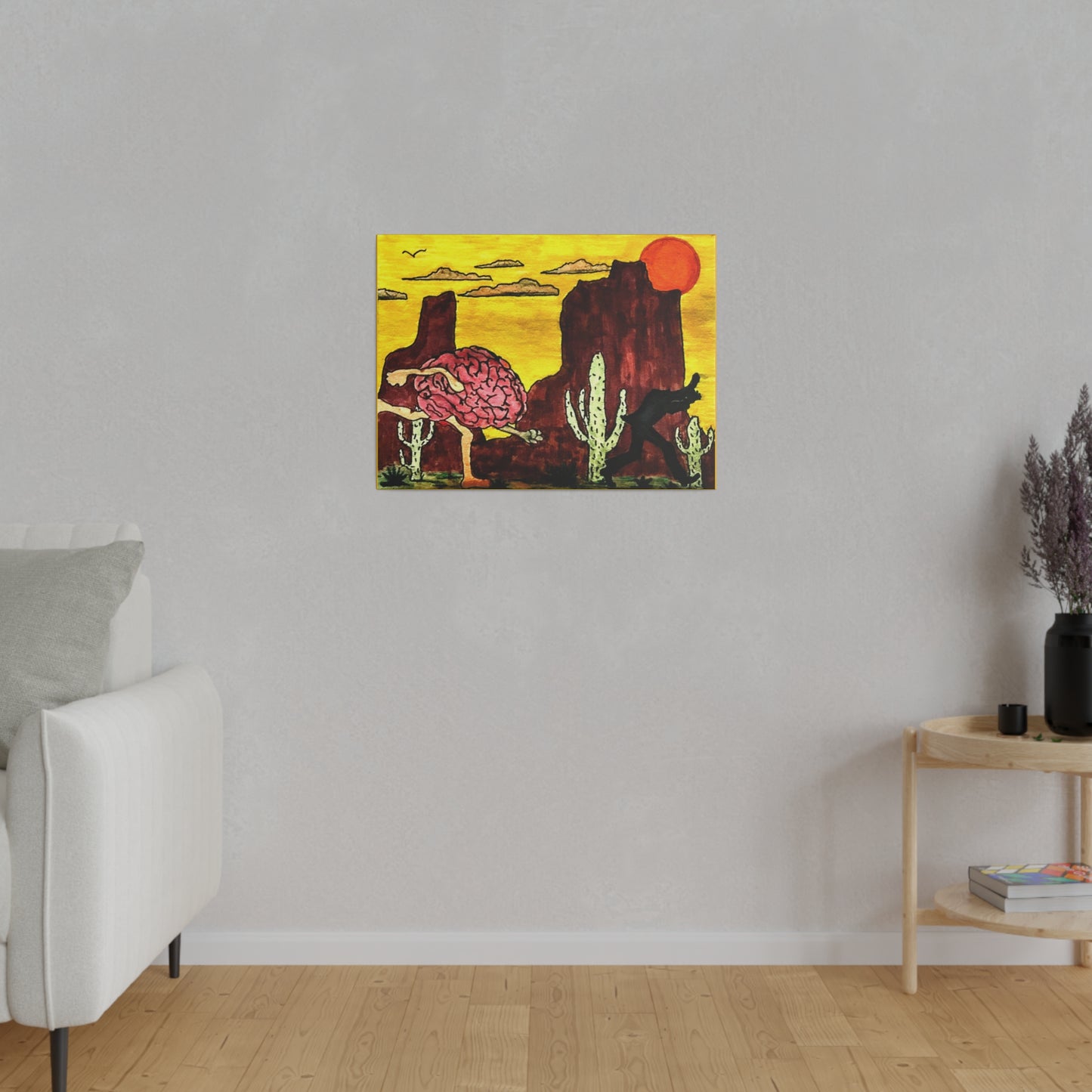 'You Can Run' Matte Canvas, Stretched, 0.75" Thick