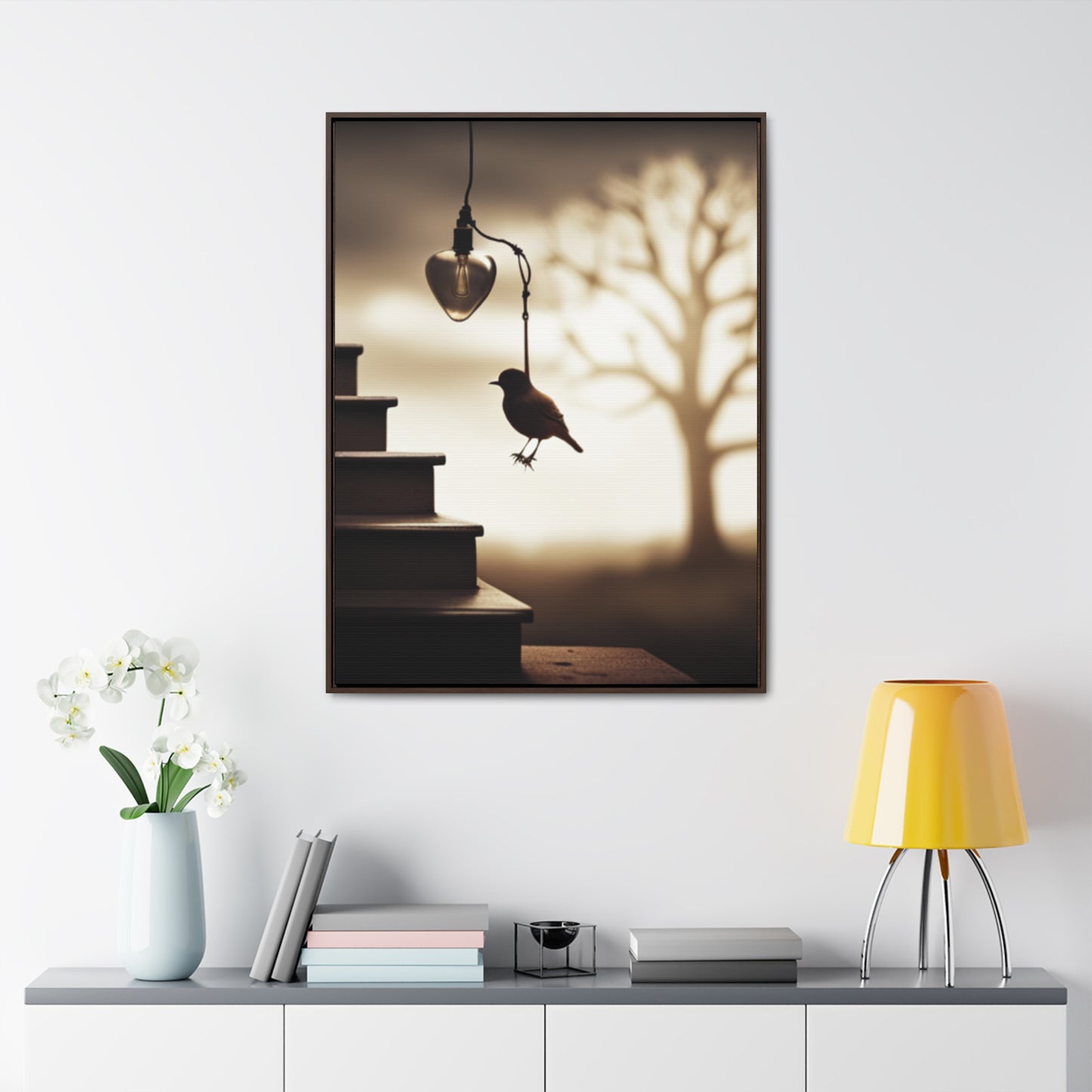 'Heart Strings' Gallery Canvas Wraps, Vertical Frame