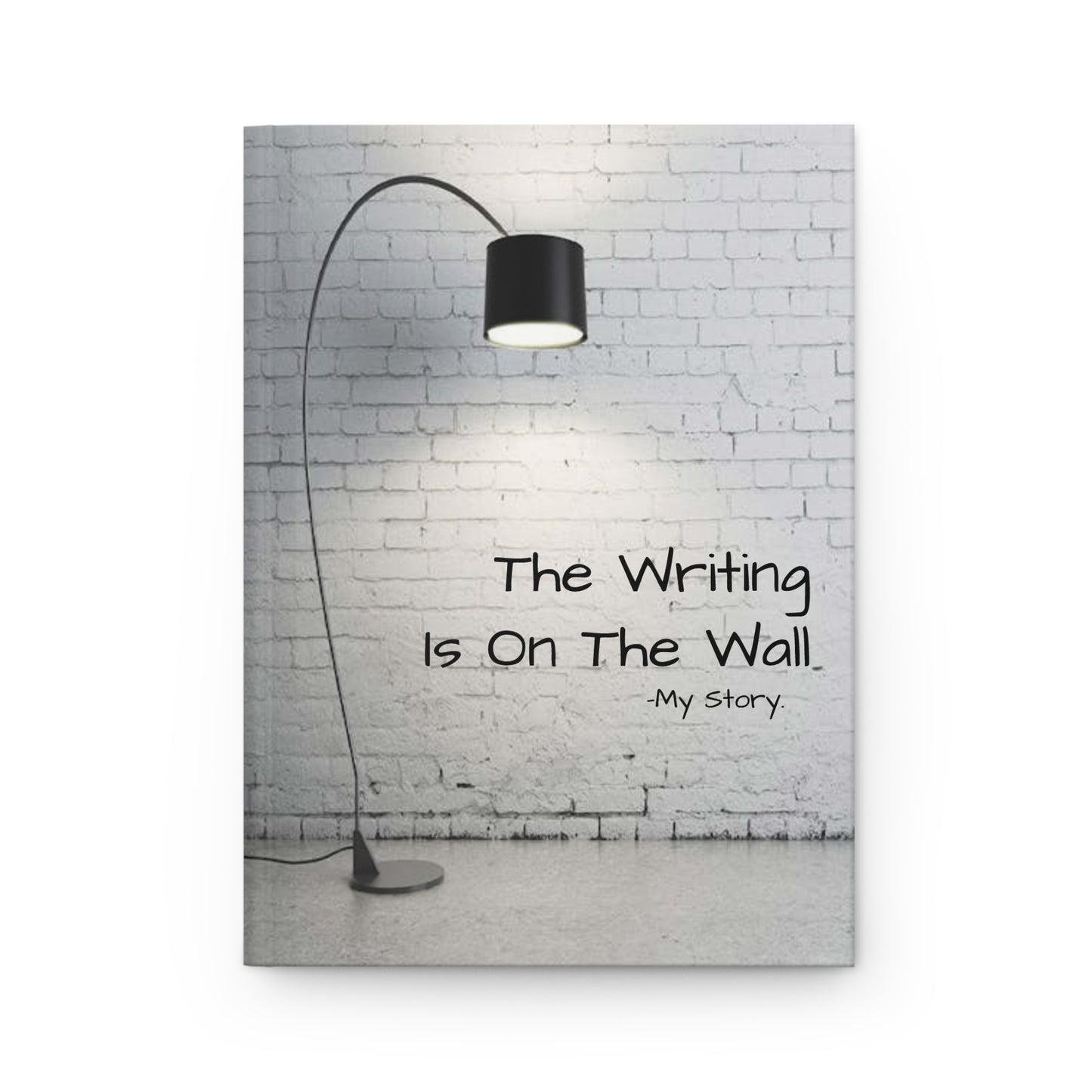 'on the wall' Hardcover Lined Journal