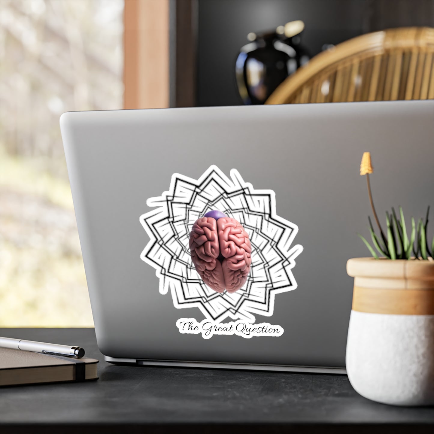 'Brain Waves' Kiss-Cut Vinyl Decals