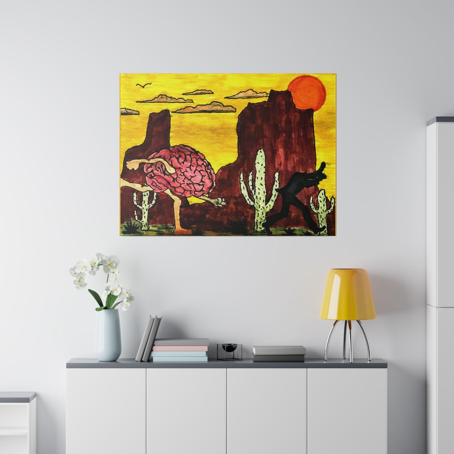 'You Can Run' Matte Canvas, Stretched, 0.75" Thick