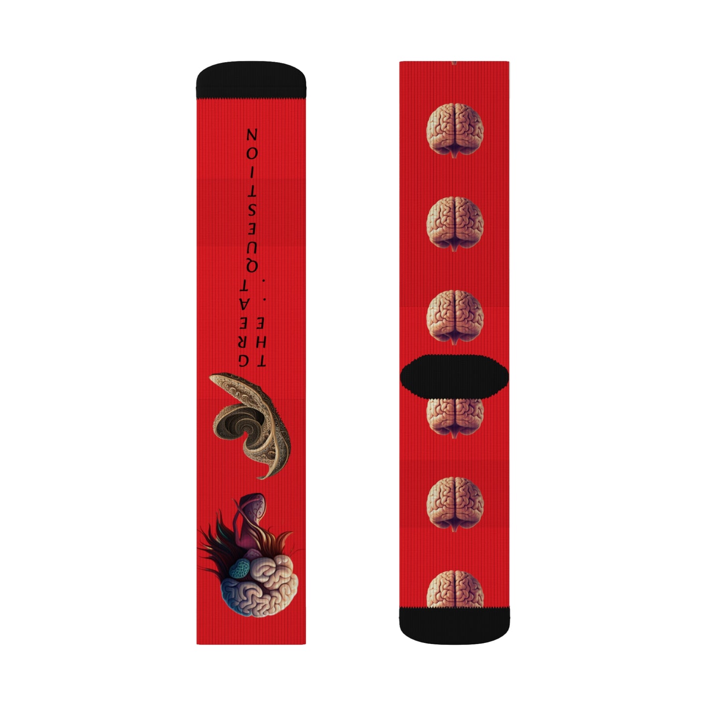 'Abstract lil' Head' Sublimation Socks