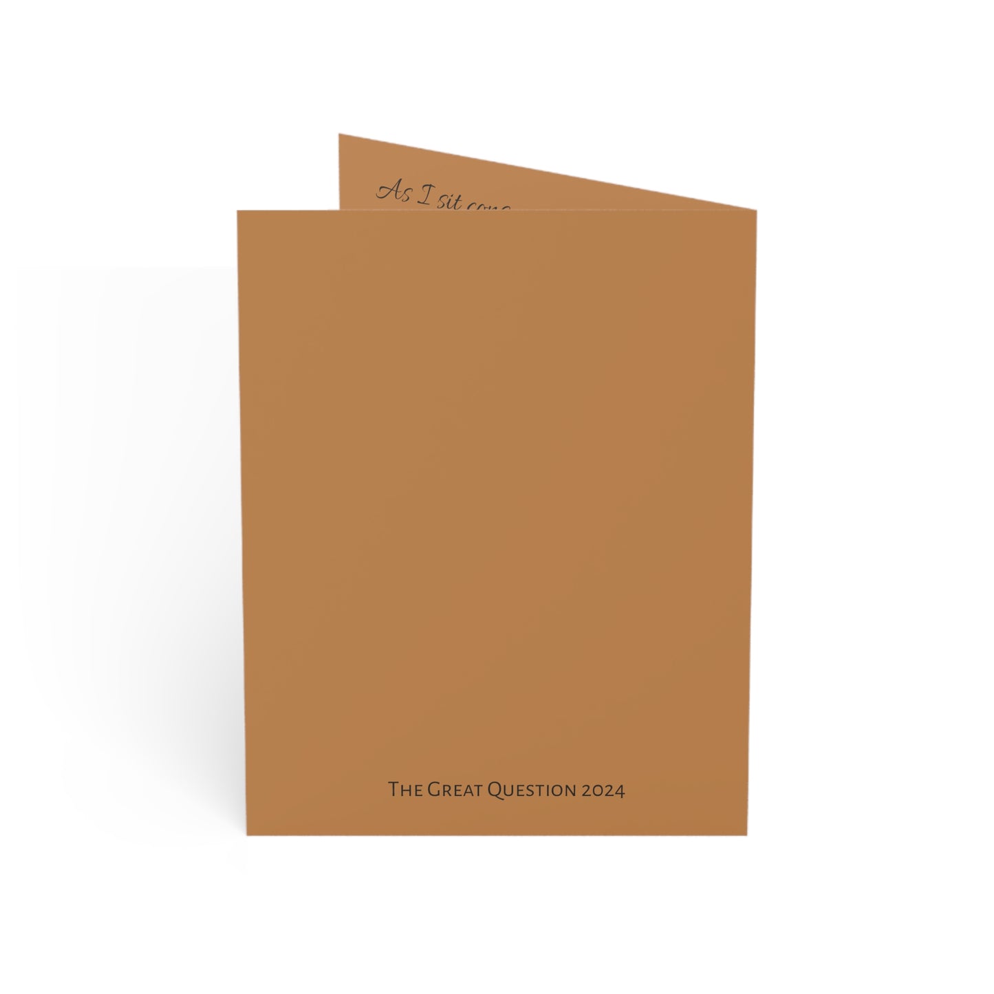 Reflective And Poetic Greeting Card. ~Thinking of you poem inside~