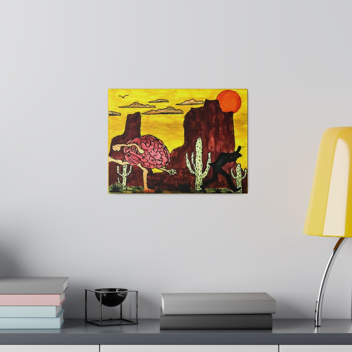 'You Can Run' Matte Canvas, Stretched, 0.75" Thick