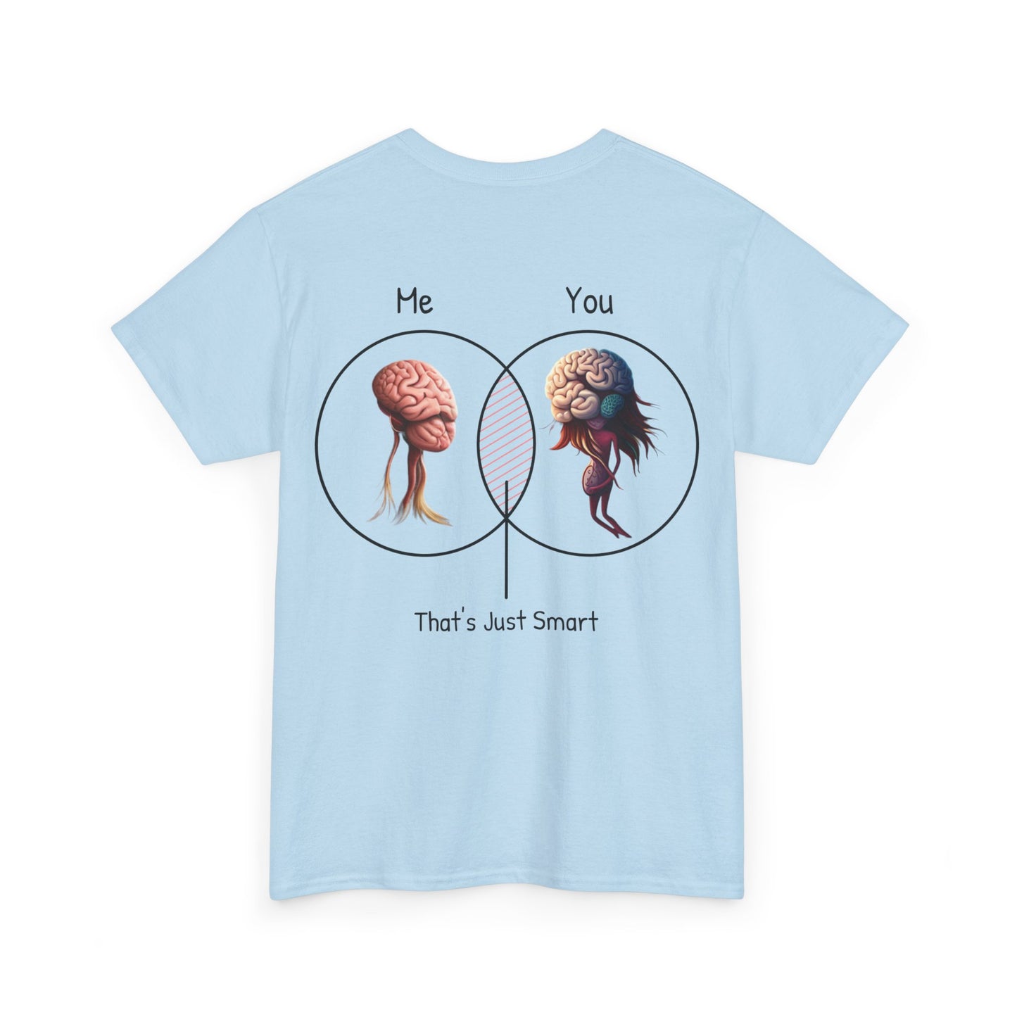 'Us, Thats Smart' -His- Unisex Heavy Cotton Tee