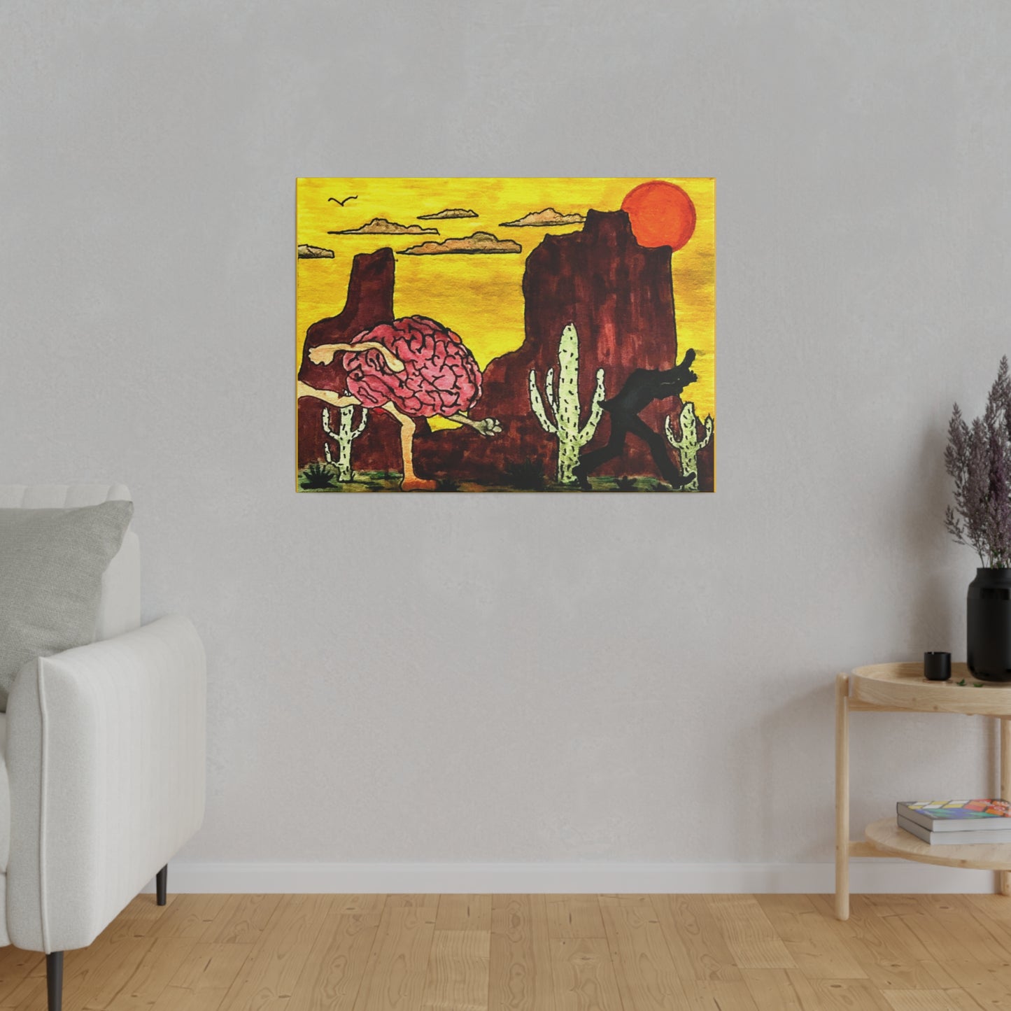 'You Can Run' Matte Canvas, Stretched, 0.75" Thick