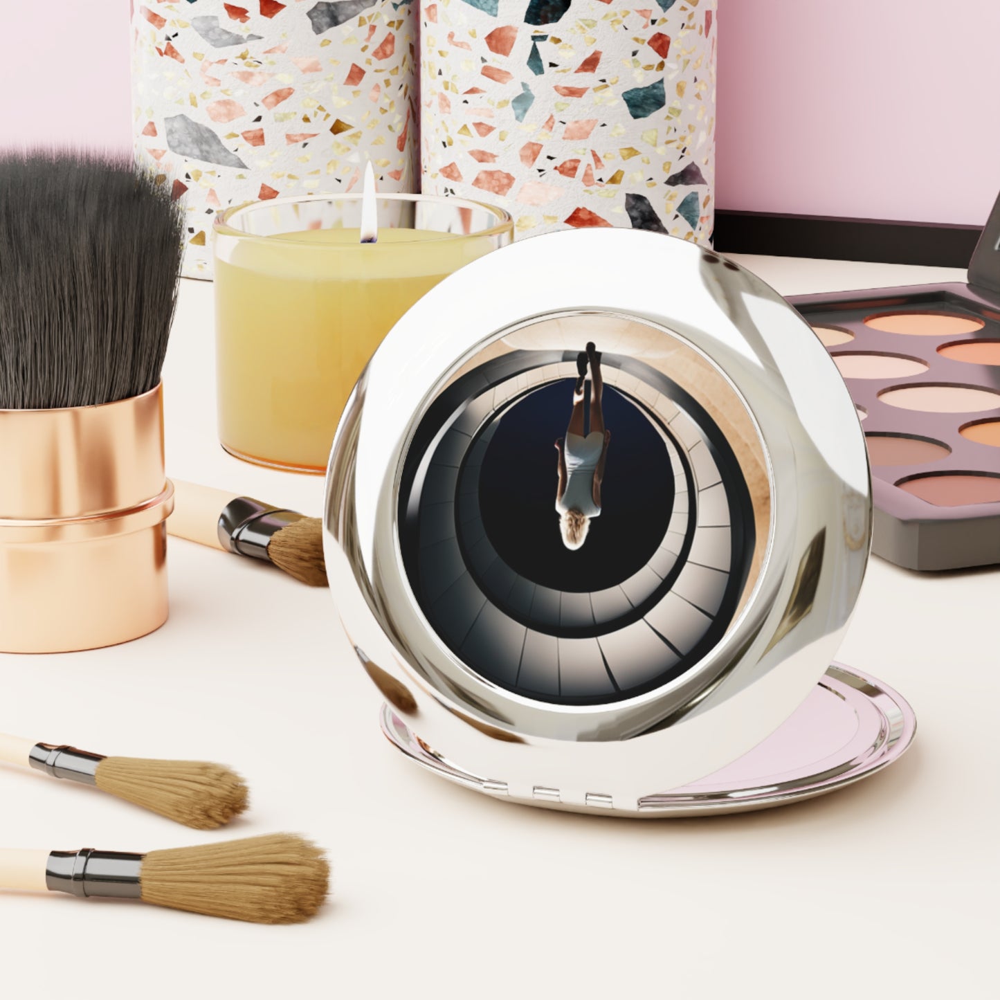 'Into The..' Compact Travel Mirror