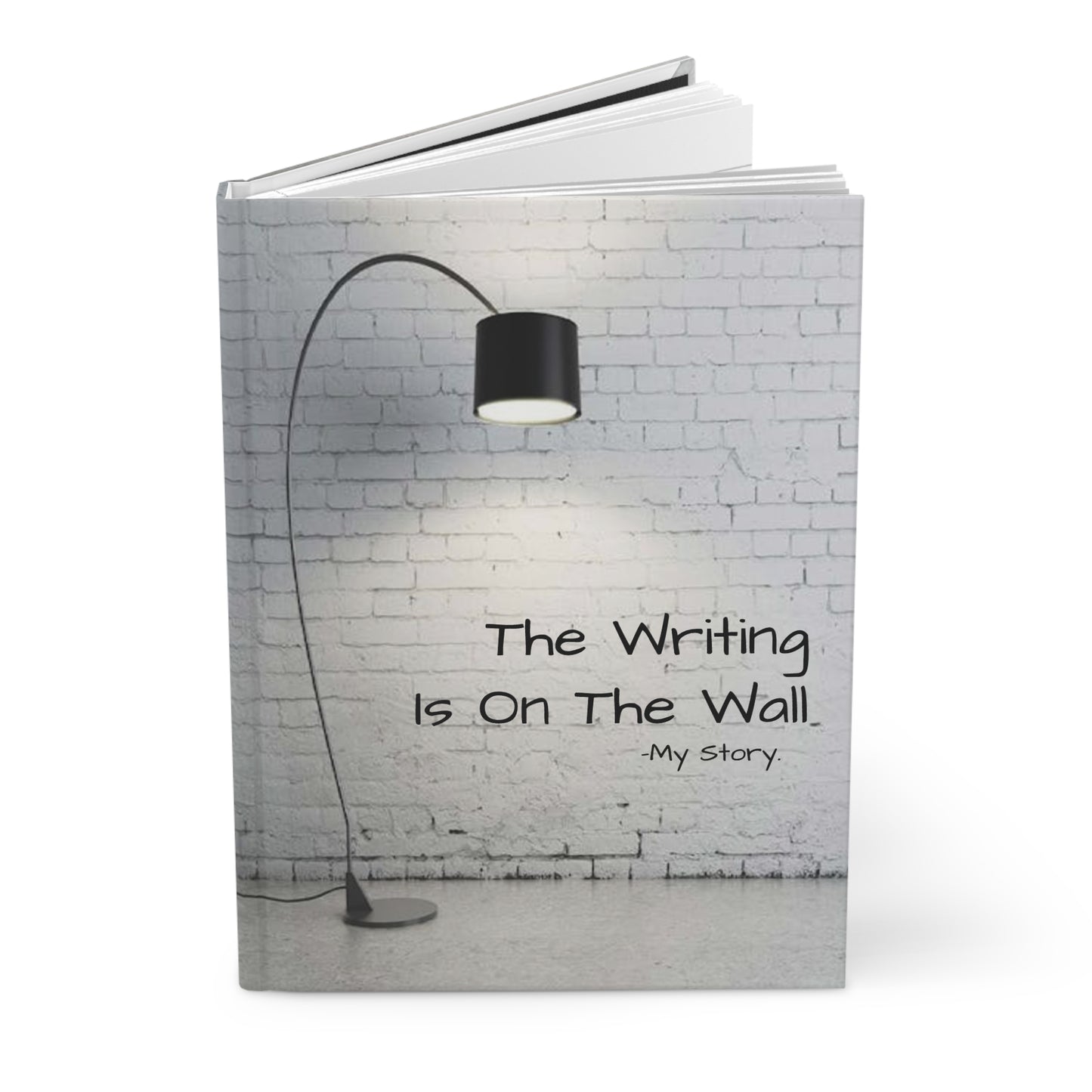 'on the wall' Hardcover Lined Journal