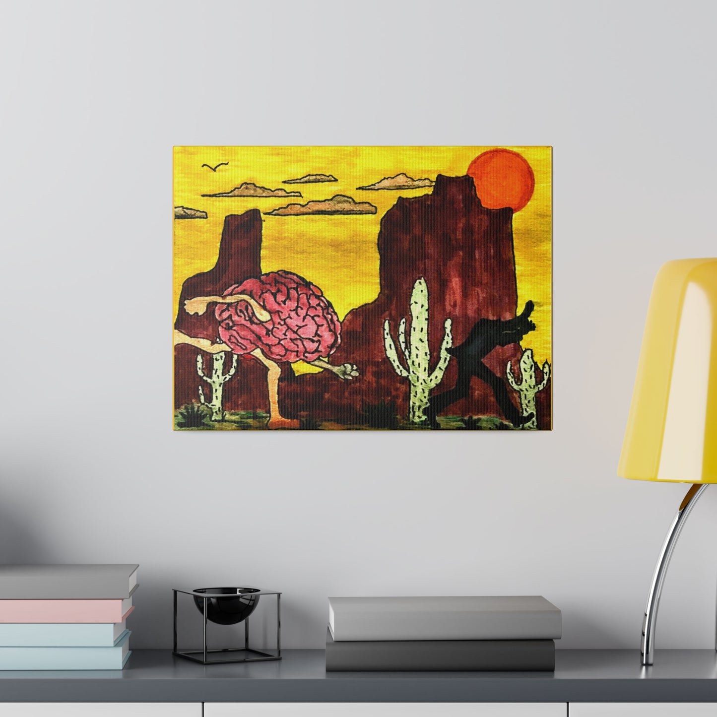 'You Can Run' Matte Canvas, Stretched, 0.75" Thick