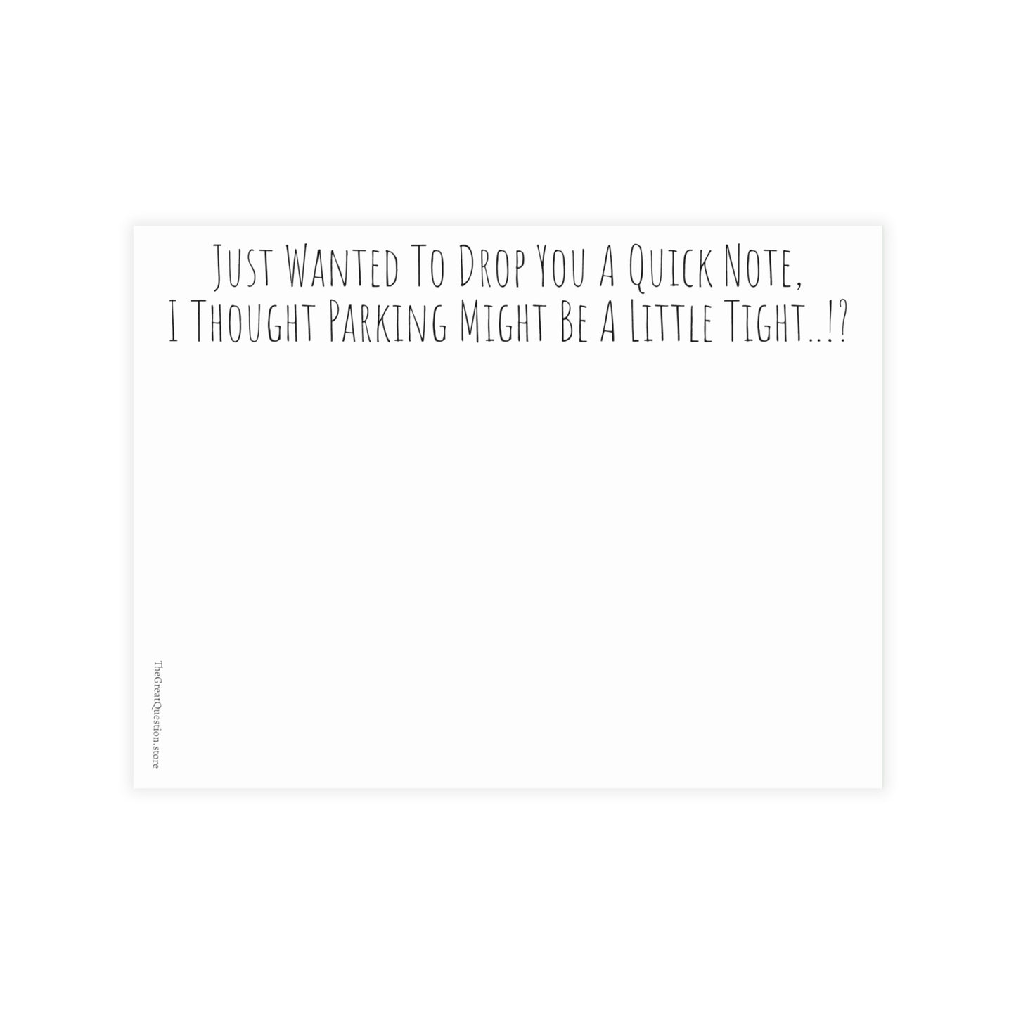 'A Quick Note' Postcard Bundles (envelopes included)