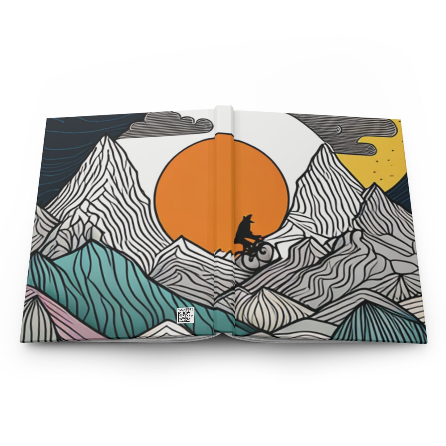 "The Ride Home" Hardcover Journal Lined pages