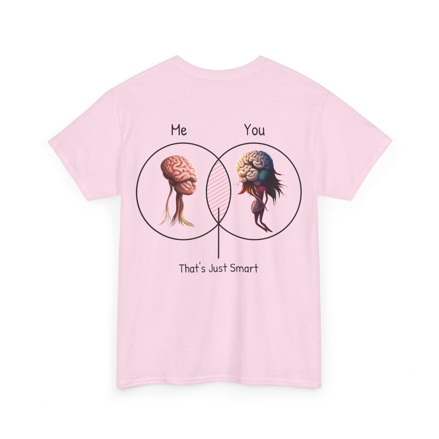 'Us, Thats Smart' -His- Unisex Heavy Cotton Tee
