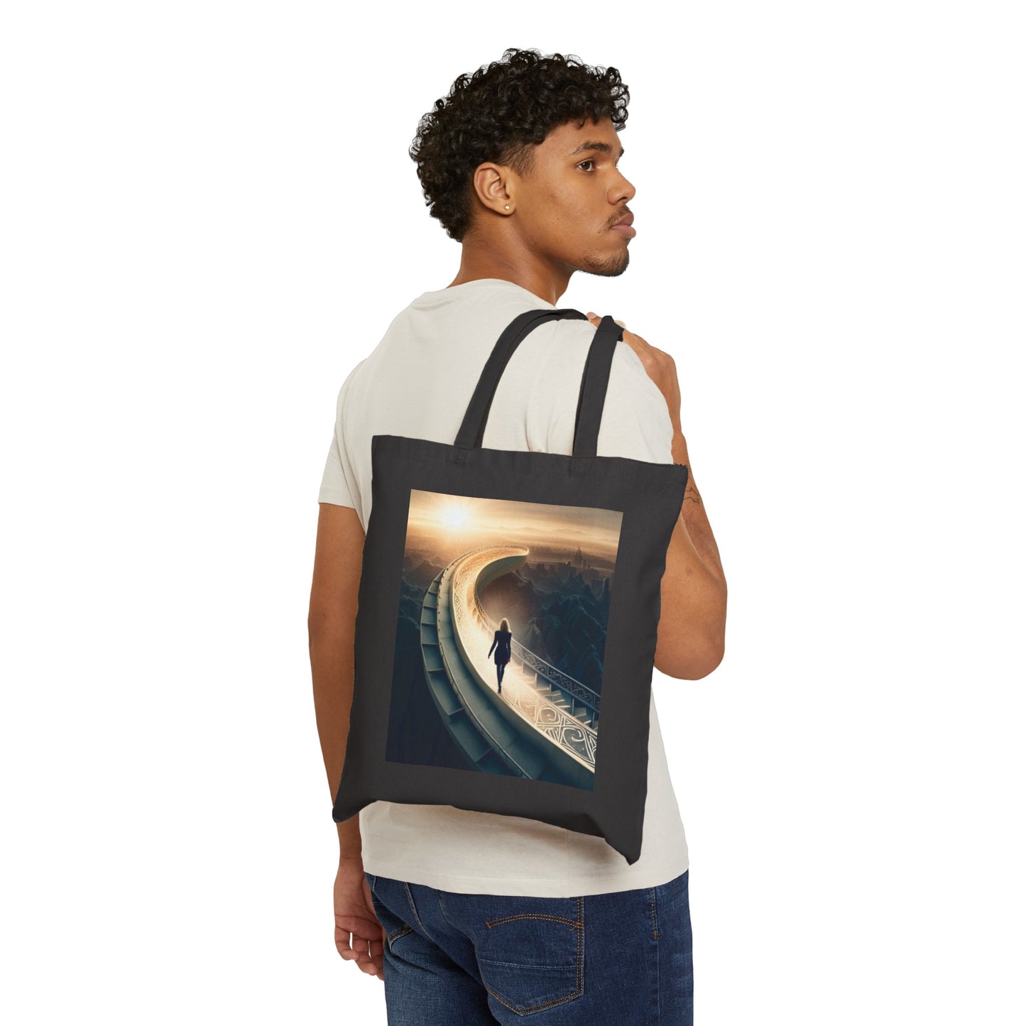 'Going...' Cotton Canvas Tote Bag