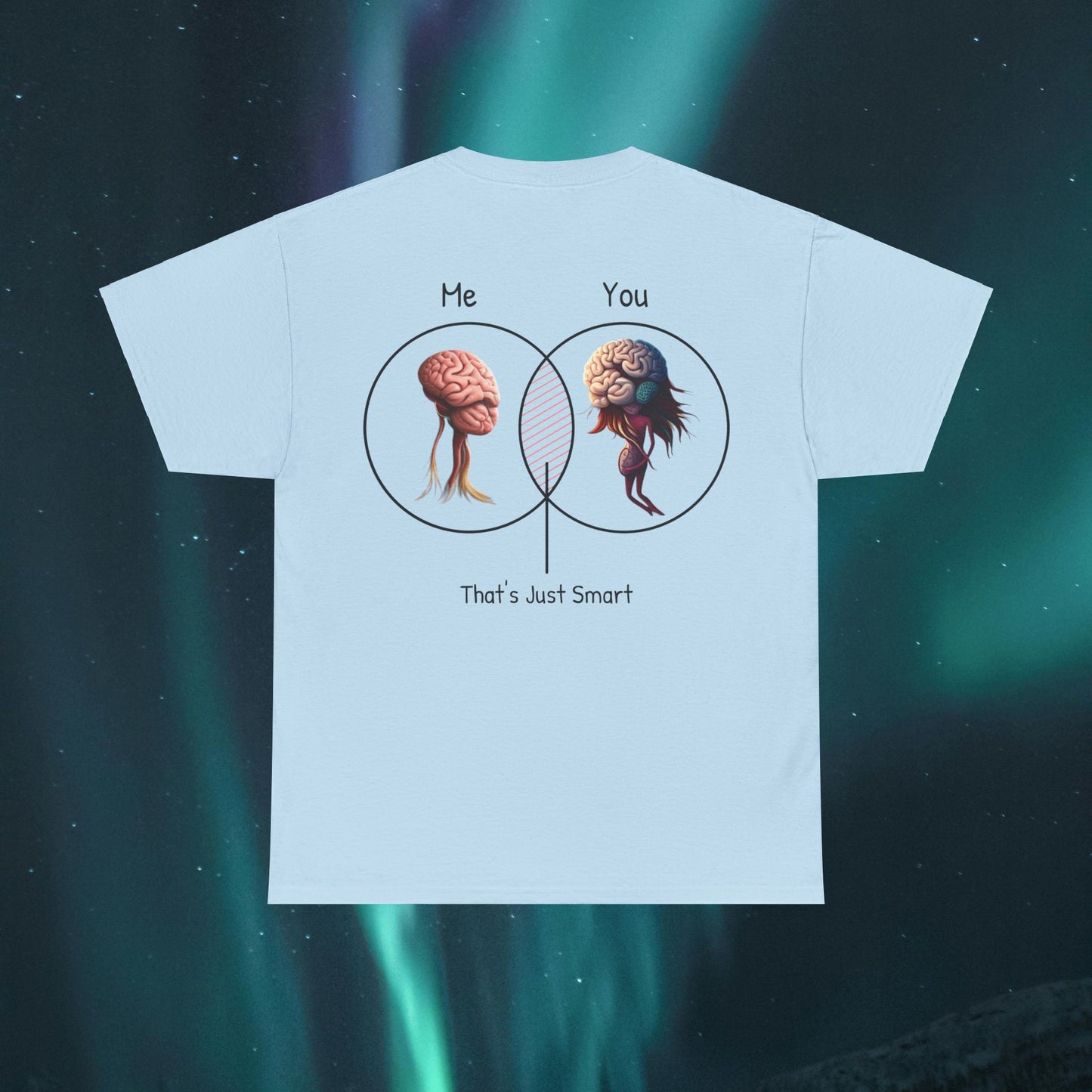 'Us, Thats Smart' -His- Unisex Heavy Cotton Tee