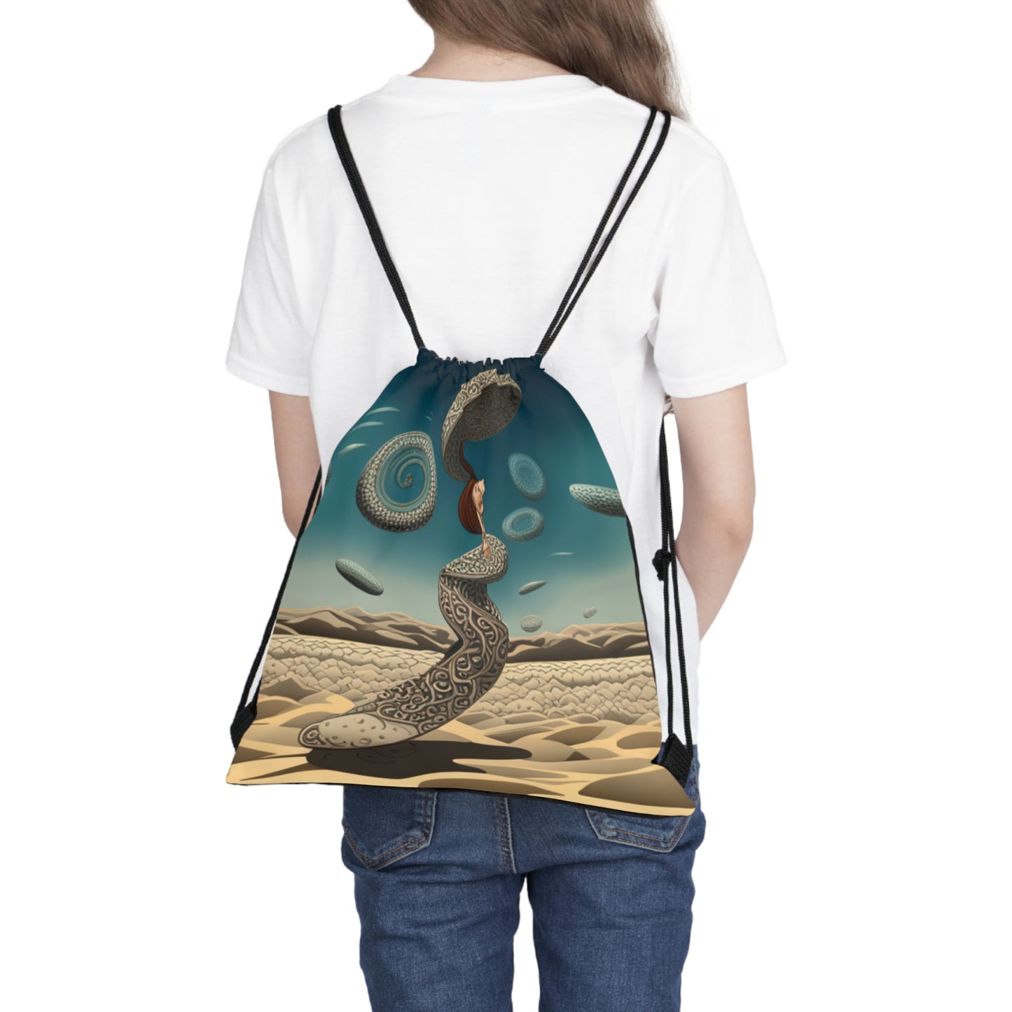 'Somewhere Out There' Outdoor Drawstring Bag