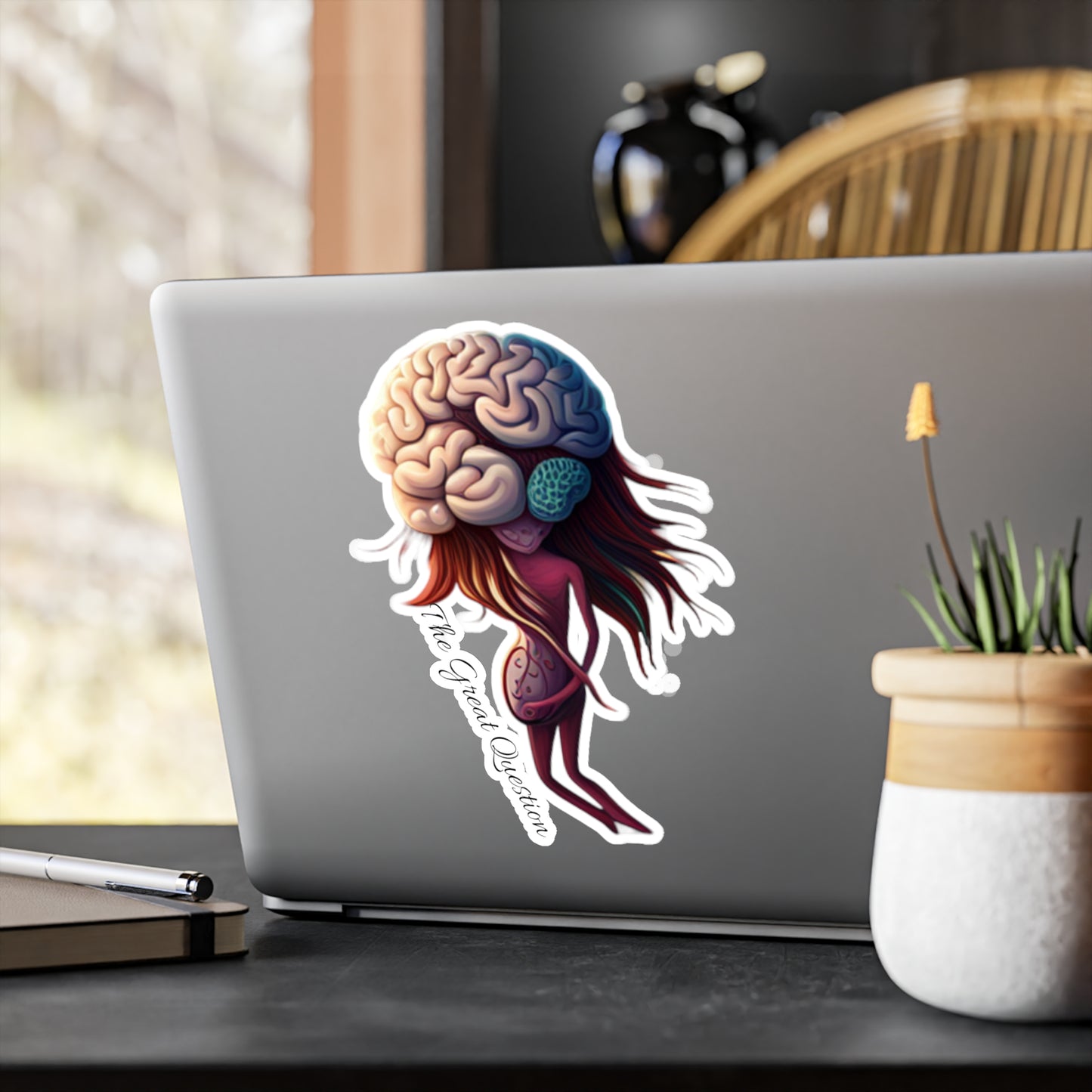 'Dahlia' Kiss-Cut Vinyl Decals