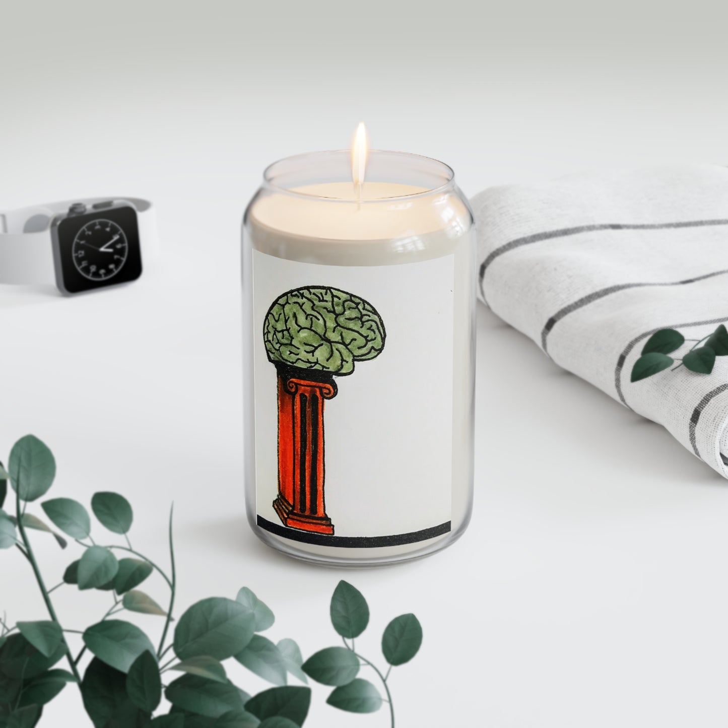 'Antique Brain on a Pedestal' Scented Candle, 13.75oz