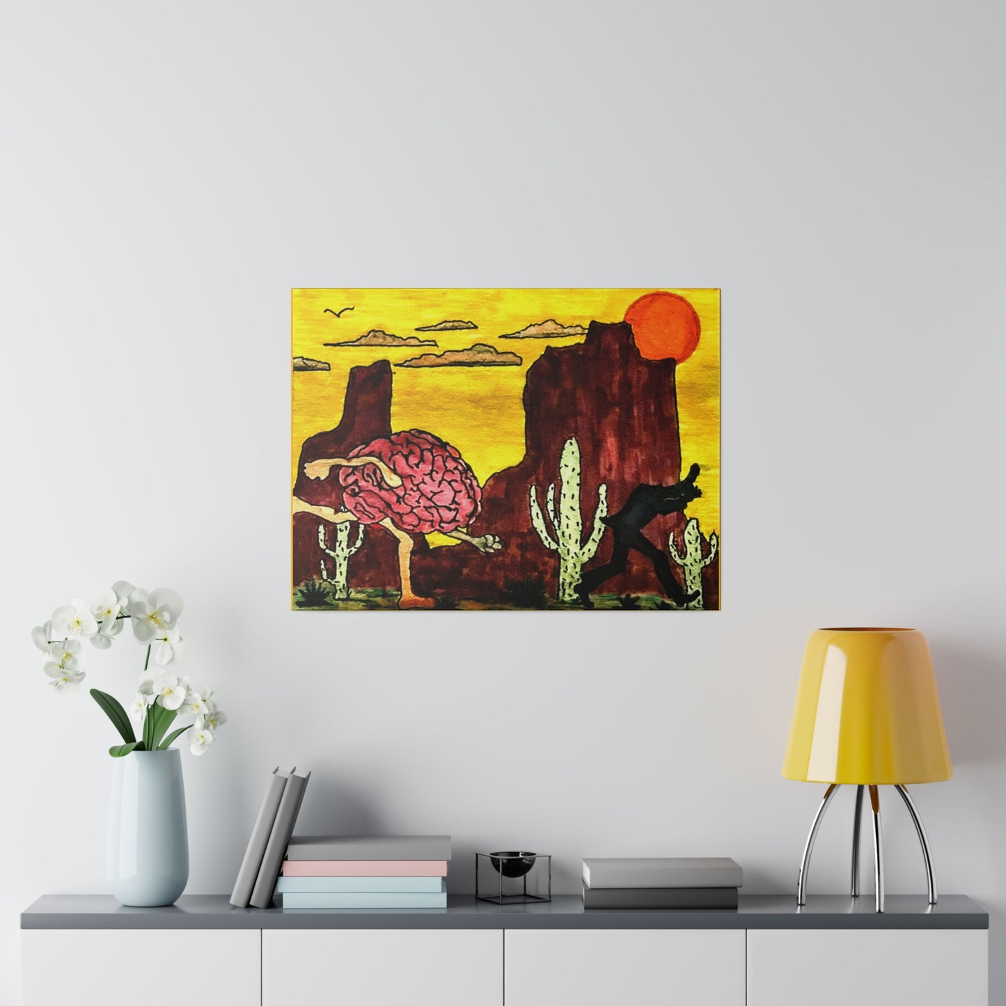 'You Can Run' Matte Canvas, Stretched, 0.75" Thick
