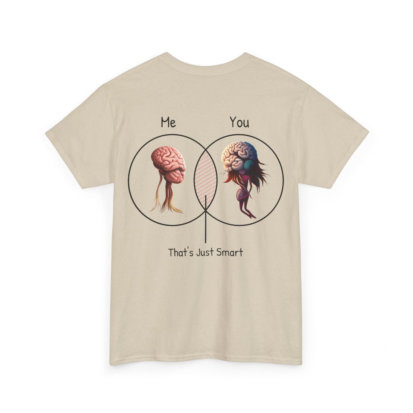 'Us, Thats Smart' -His- Unisex Heavy Cotton Tee