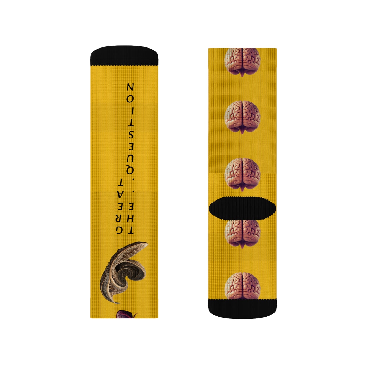 'Abstract lil' Head' Sublimation Socks