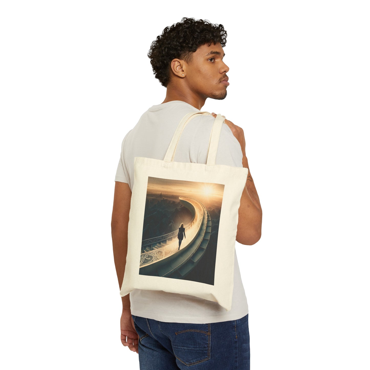 'Going...' Cotton Canvas Tote Bag