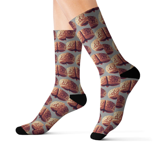 'Smarty lil' Head'  Sublimation Socks