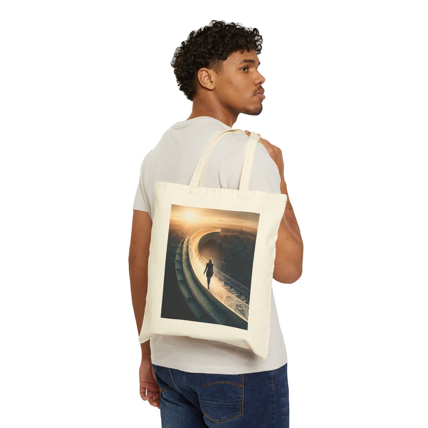 'Going...' Cotton Canvas Tote Bag