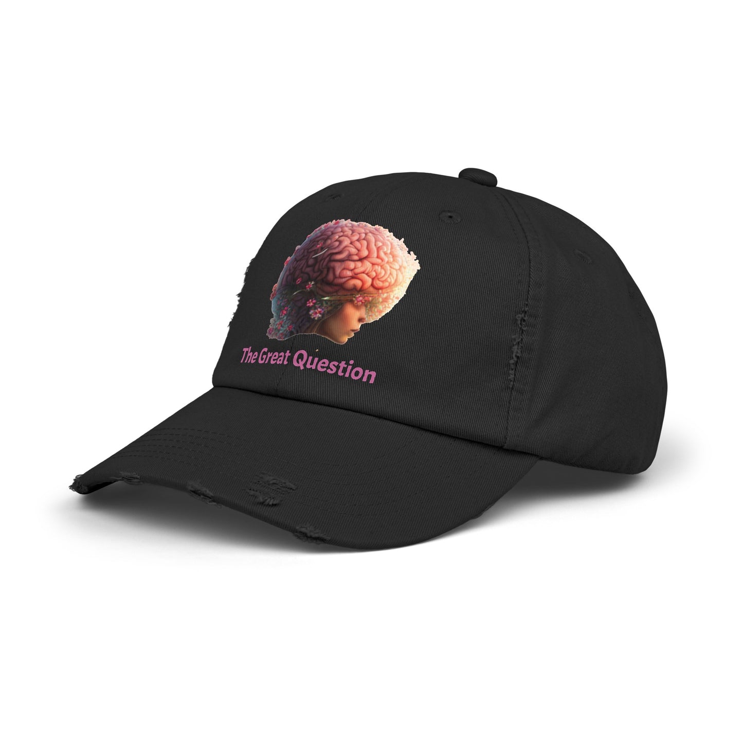 'Beautiful Brain' Unisex Distressed Cap