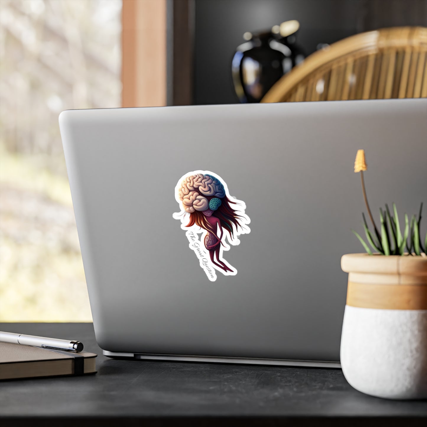 'Dahlia' Kiss-Cut Vinyl Decals