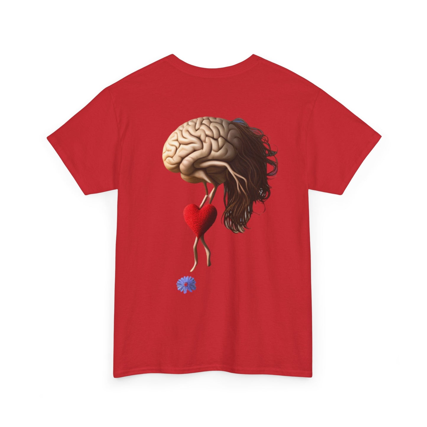 'Tip toe'n through the cornflowers' Unisex Heavy Cotton Tee