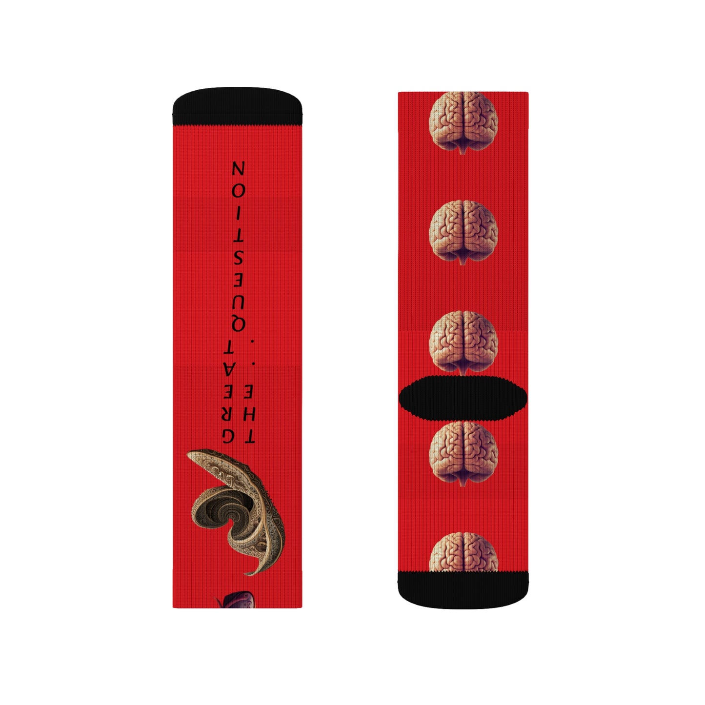 'Abstract lil' Head'  Sublimation Socks