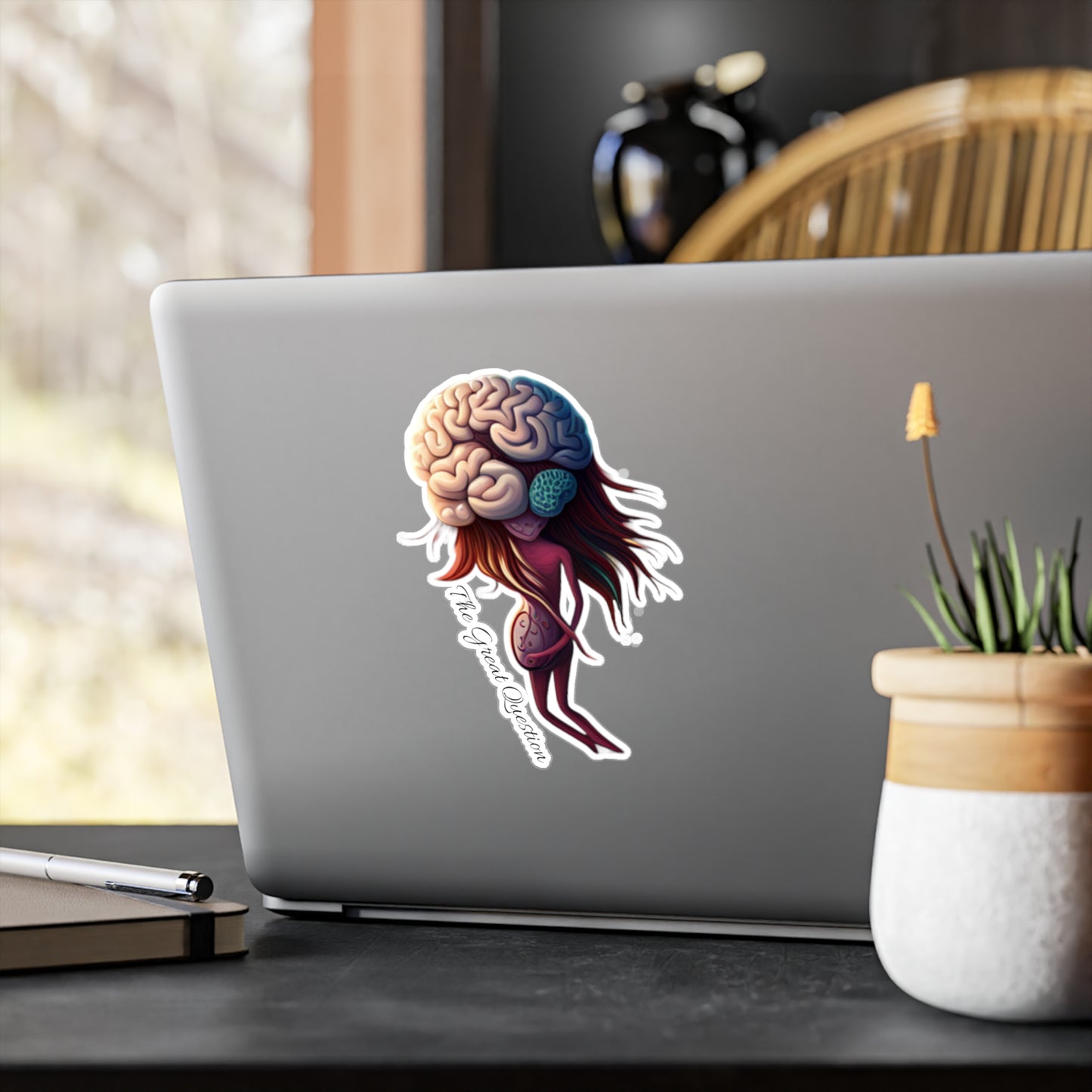 'Dahlia' Kiss-Cut Vinyl Decals
