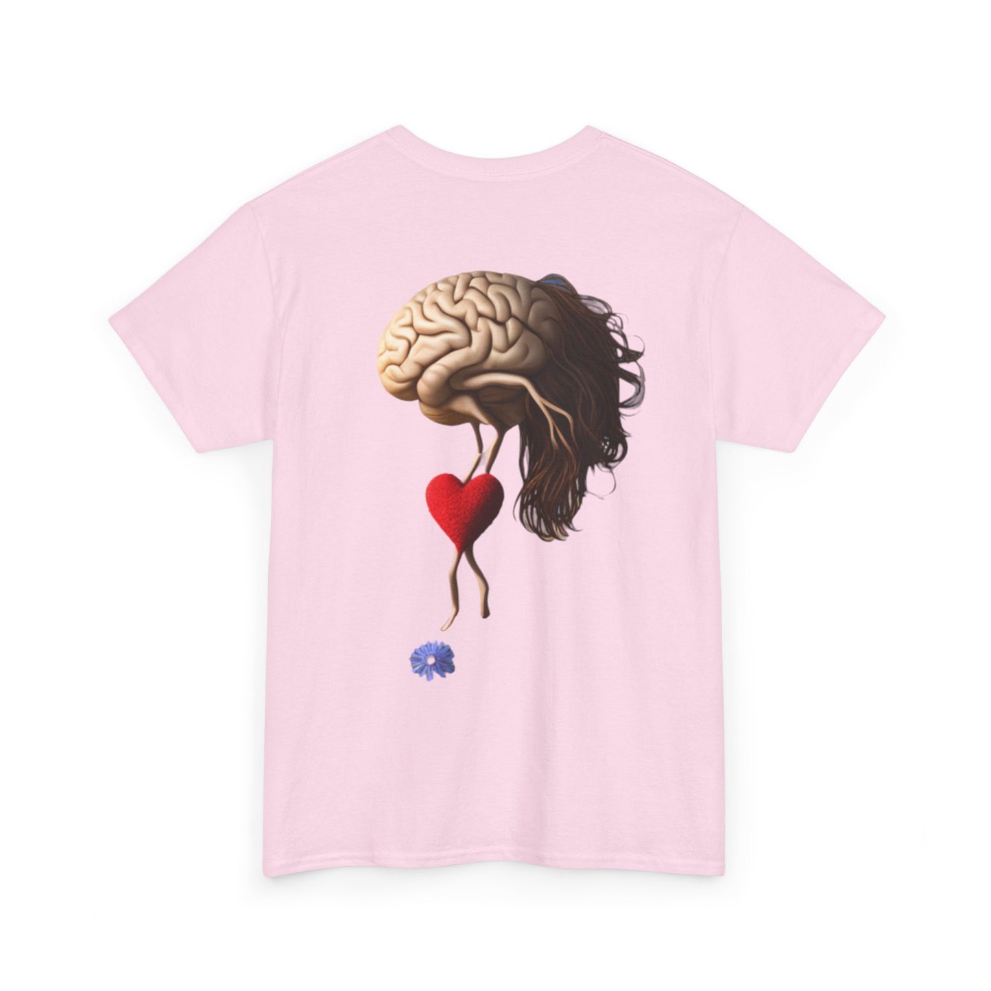 'Tip toe'n through the cornflowers' Unisex Heavy Cotton Tee